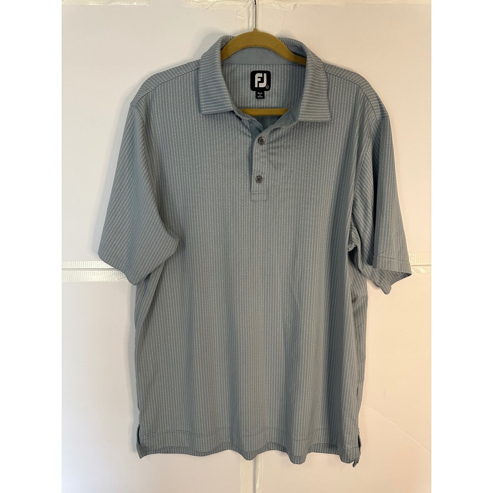 FootJoy Golf Polo Shirt Performance Athletic‎ Fit Short Sleeve Mens Size L